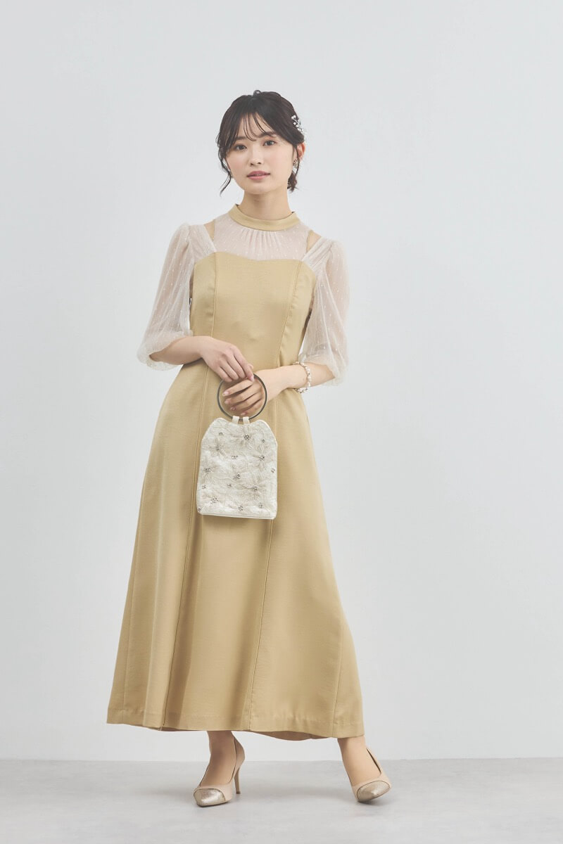 イエロー REPLETE ドレス