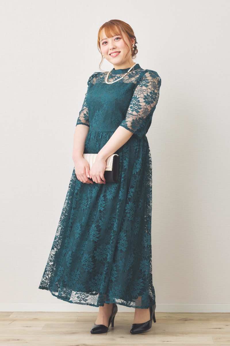 グリーン AIMER ドレス