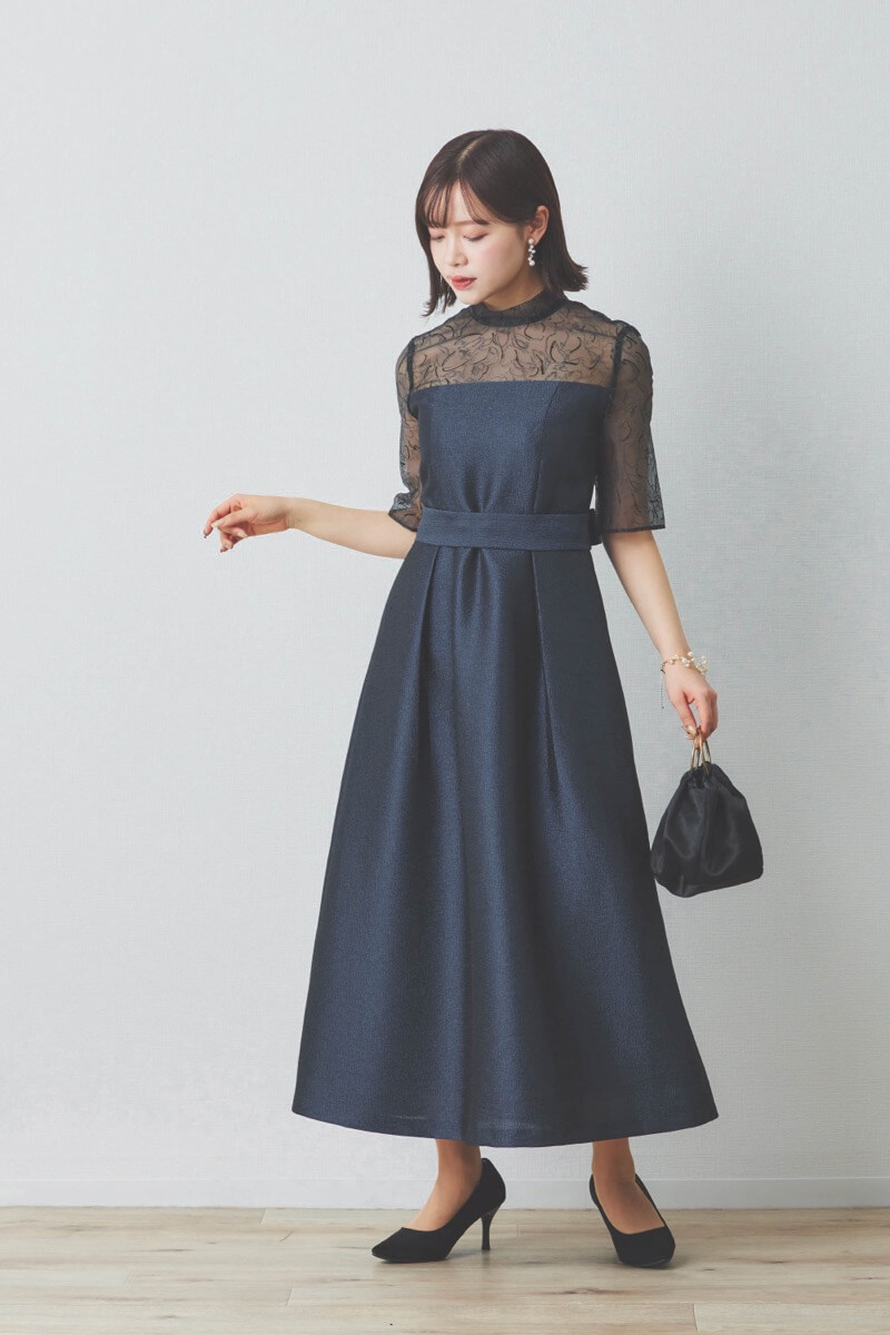 ネイビー kaene ドレス