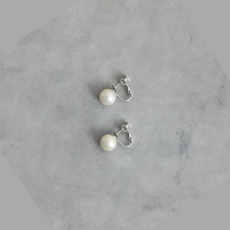 1粒パールイヤリング(10mm)